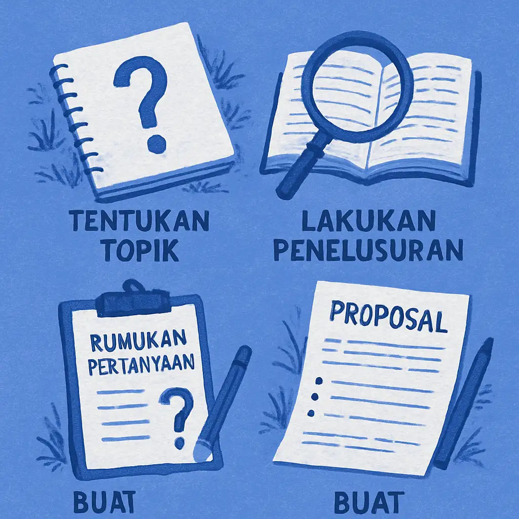 Langkah Dasar Menyusun Proposal Penelitian Ilmiah