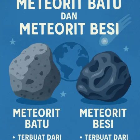 Perbedaan Meteorit Batu dan Meteorit Besi